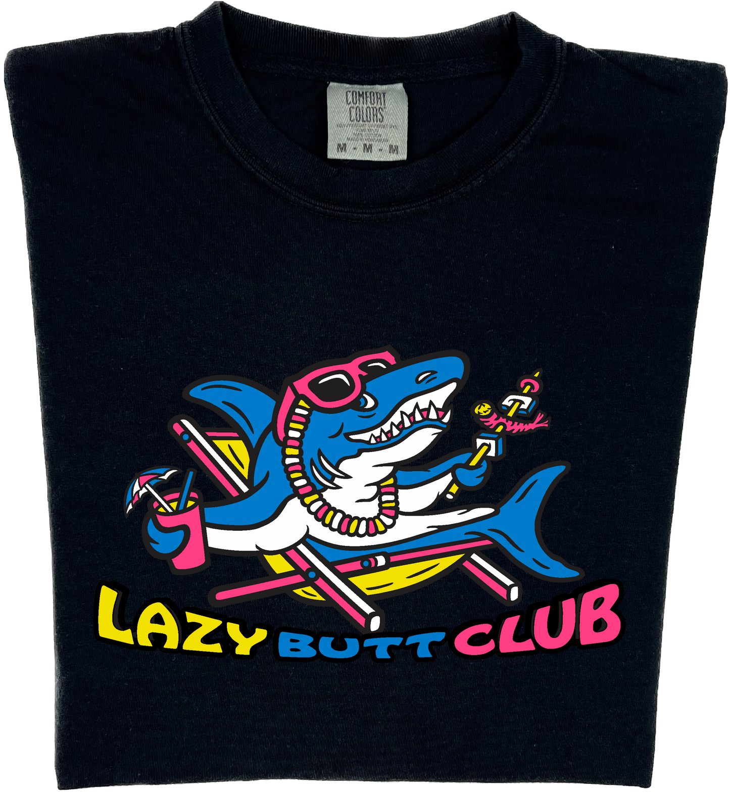 Lazy Shark "garment dyed" T-shirt