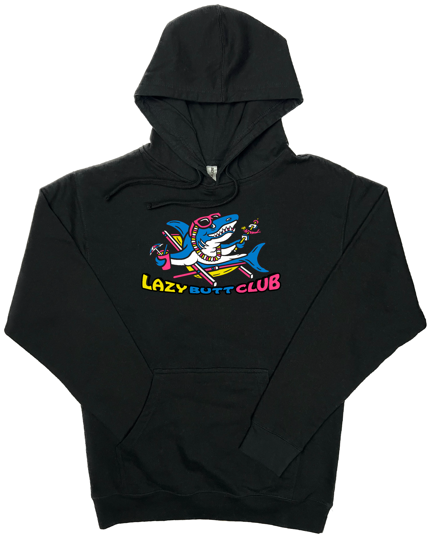 Lazy Shark Hooded Sweatshirt