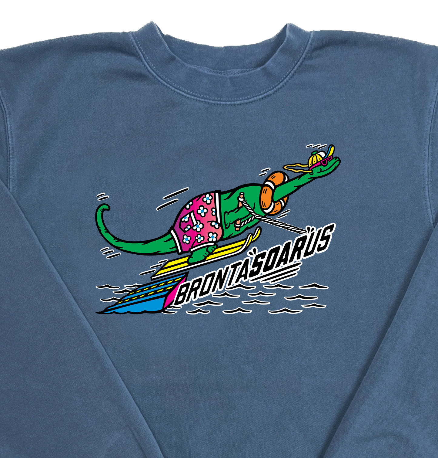Brontasoarus “Pigment Dyed” Crewneck Sweatshirt