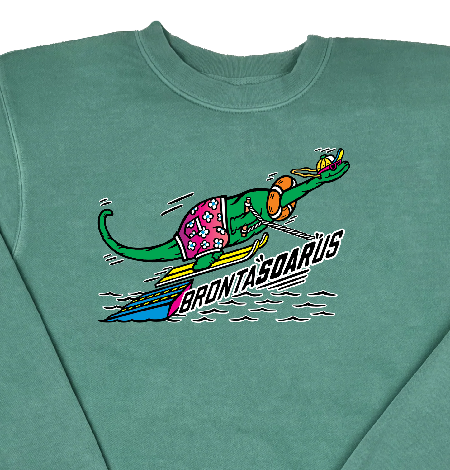 Brontasoarus “Pigment Dyed” Crewneck Sweatshirt