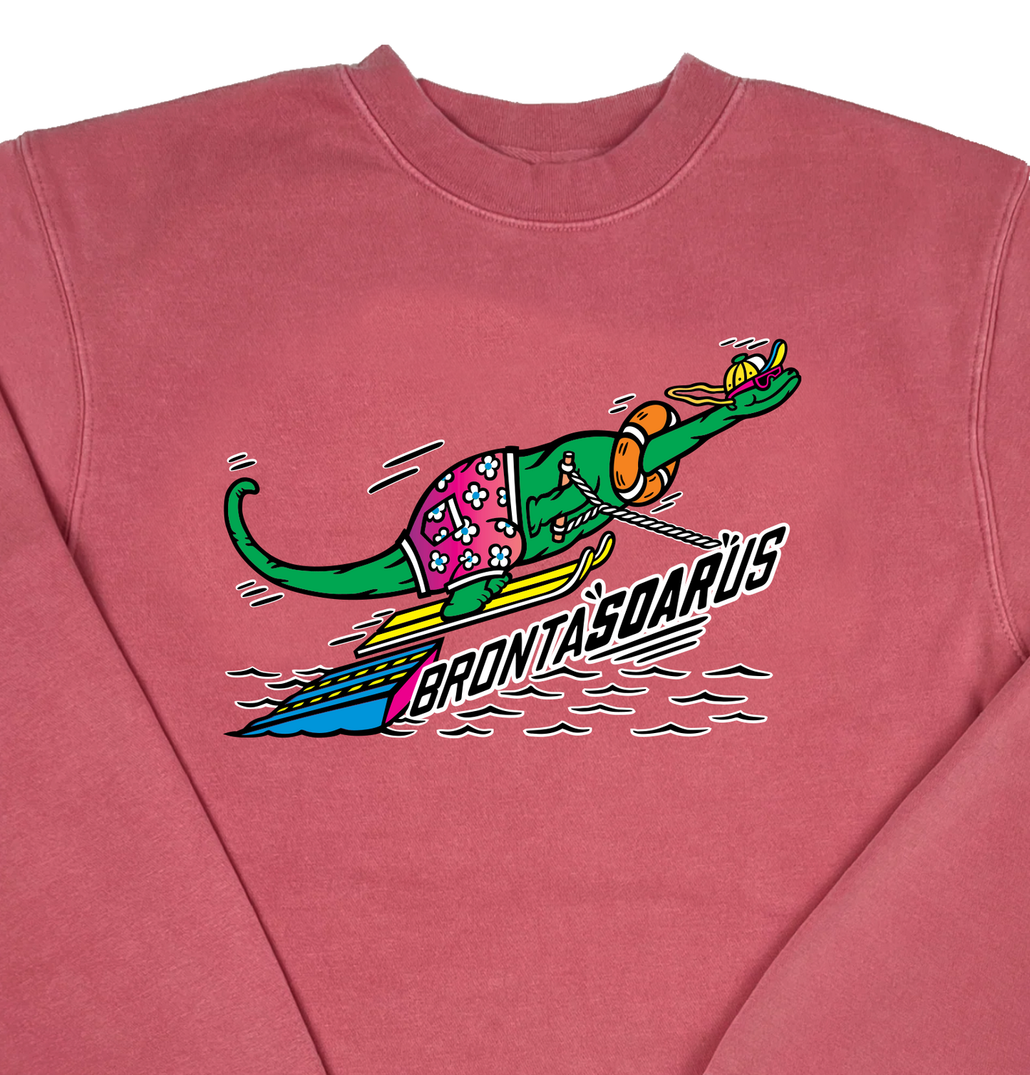 Brontasoarus “Pigment Dyed” Crewneck Sweatshirt
