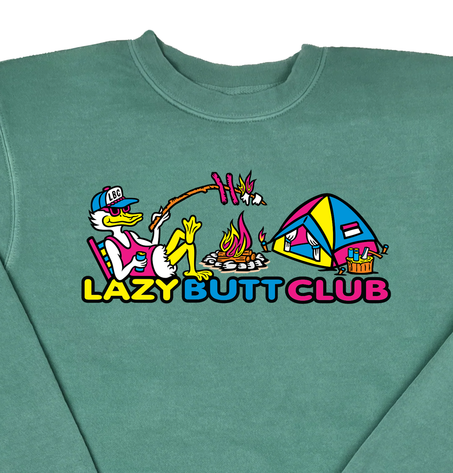 Lazy Butt Club “Pigment Dyed” Crewneck Sweatshirt