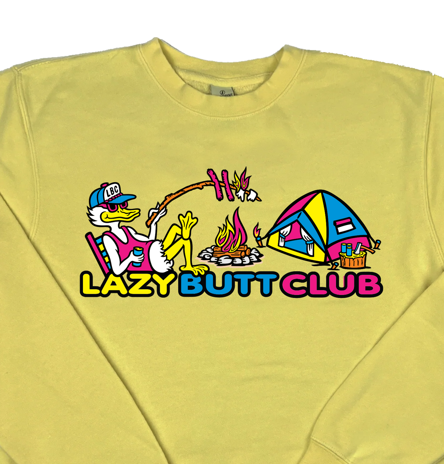 Lazy Butt Club “Pigment Dyed” Crewneck Sweatshirt