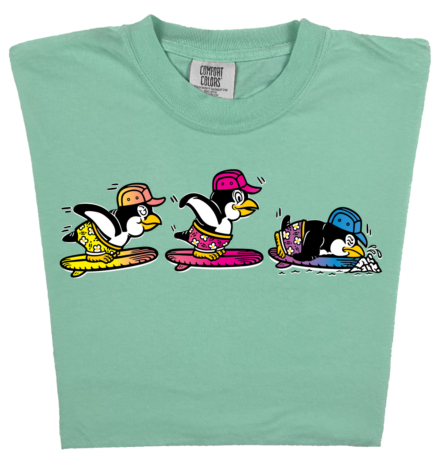 LAZY BUTT PENGUINS SURF