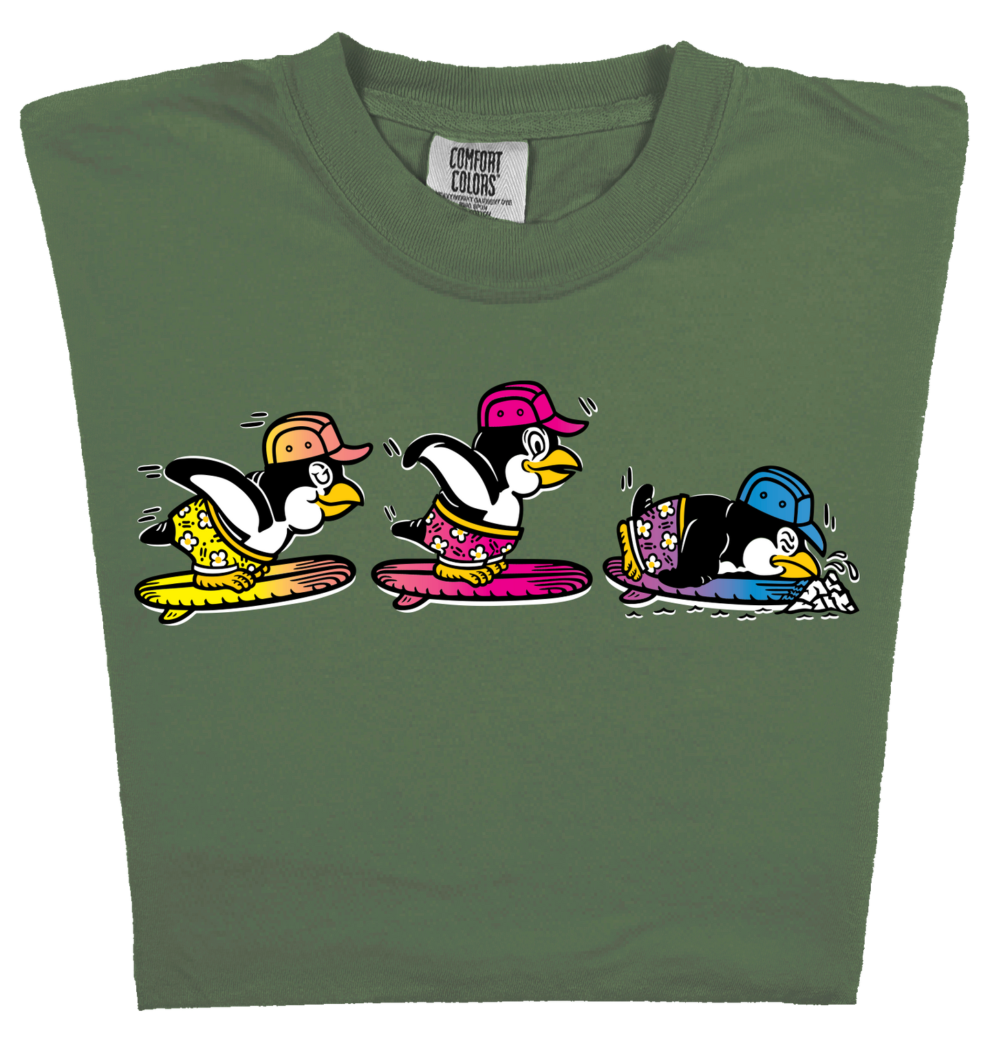 LAZY BUTT PENGUINS SURF
