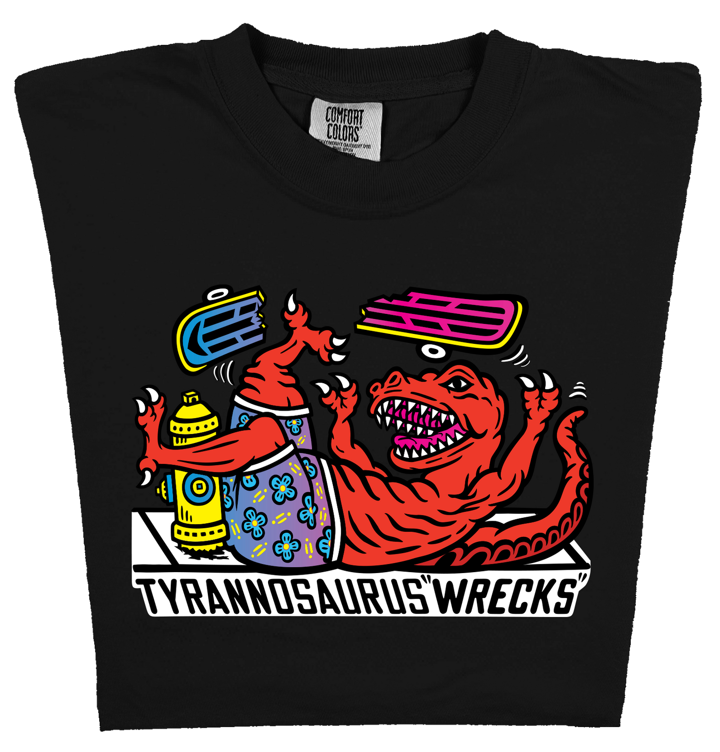 SKATING TYRANNOSAURUS WRECKS