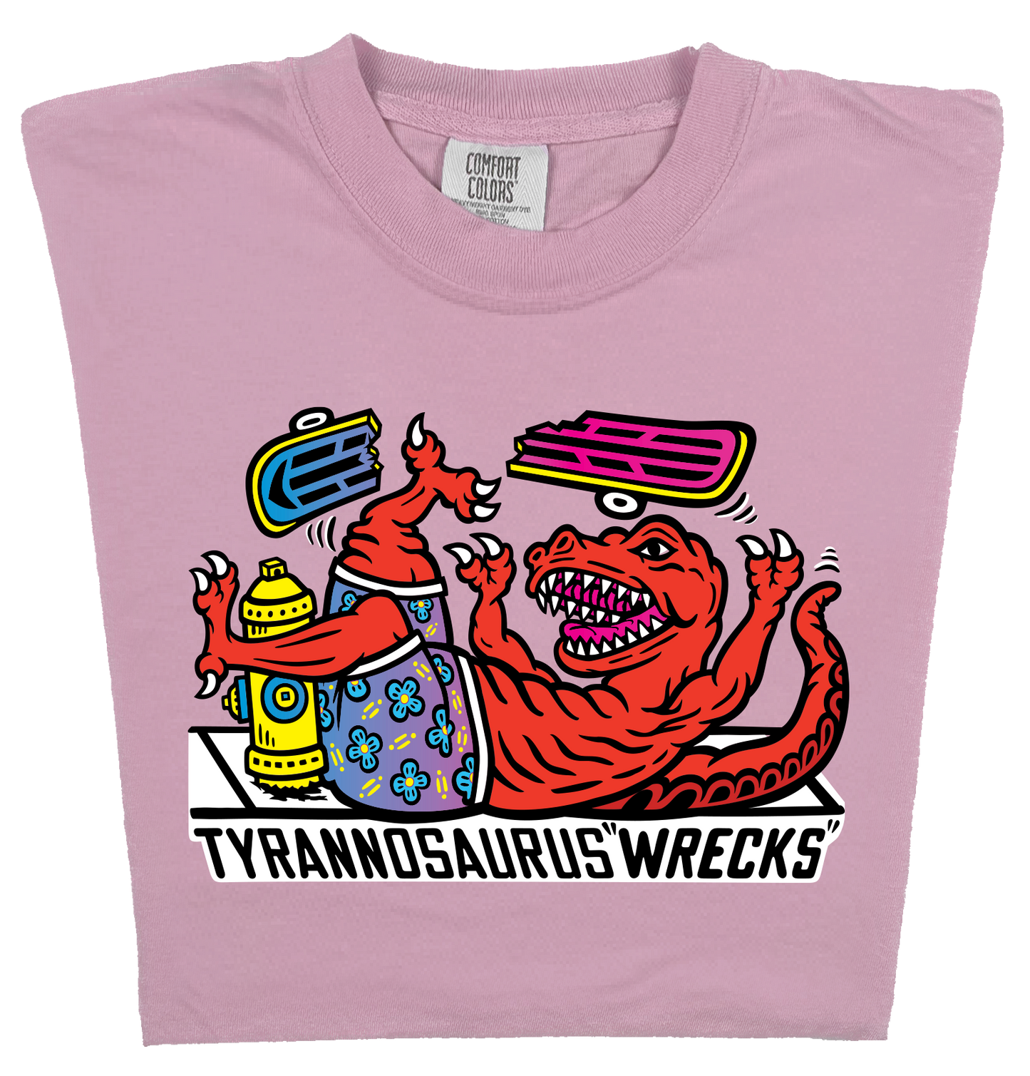 SKATING TYRANNOSAURUS WRECKS