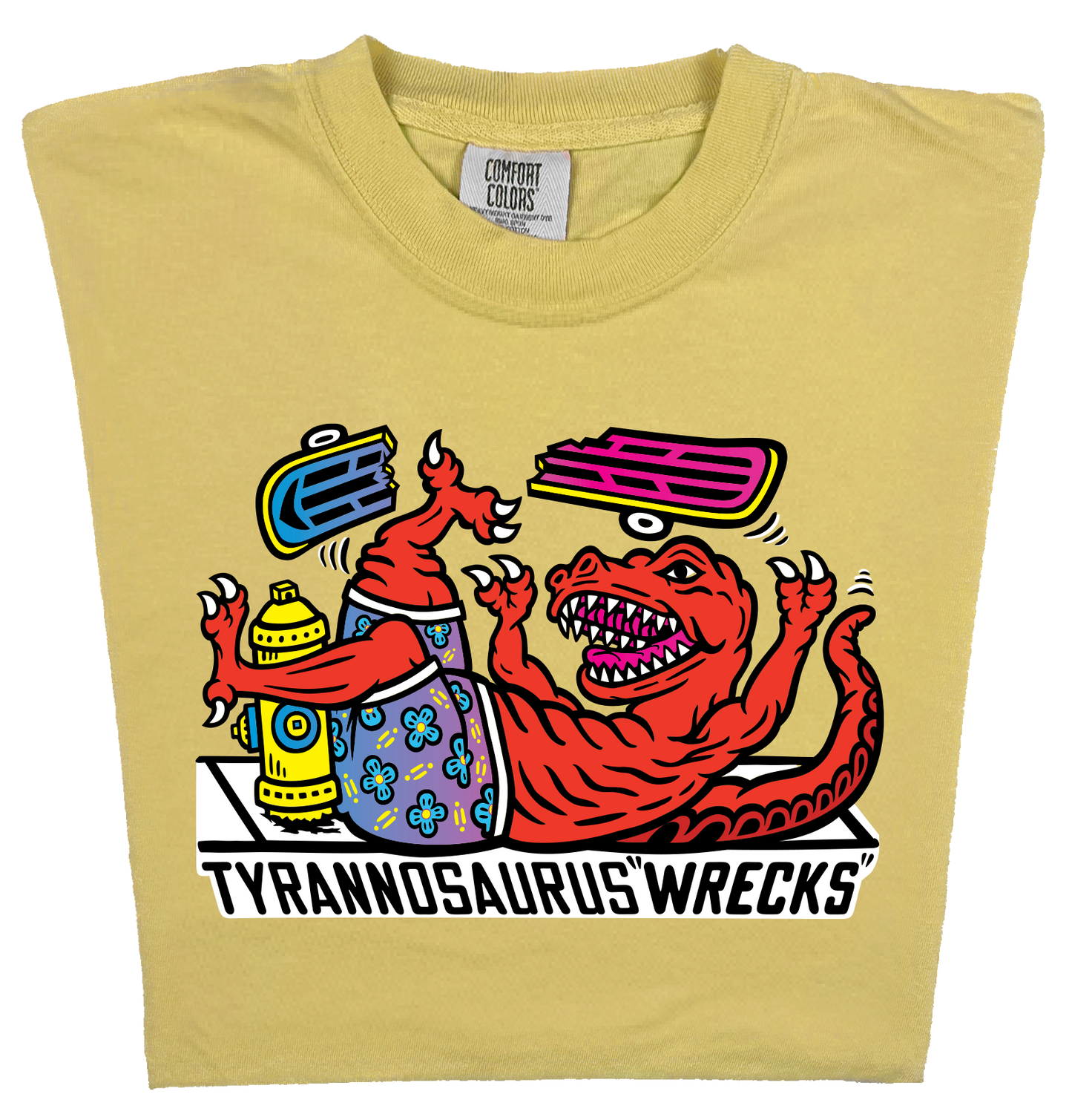 SKATING TYRANNOSAURUS WRECKS