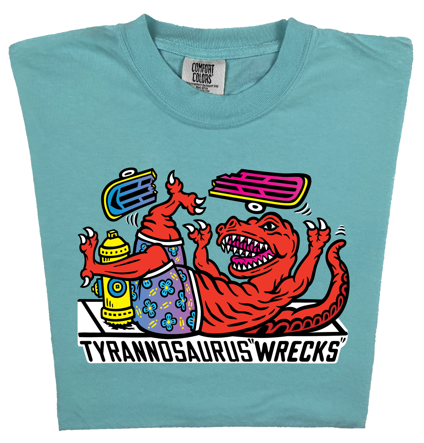 SKATING TYRANNOSAURUS WRECKS
