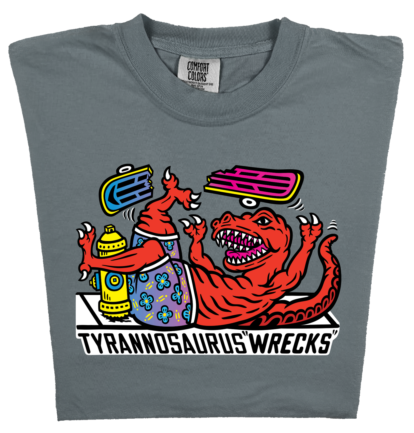 SKATING TYRANNOSAURUS WRECKS