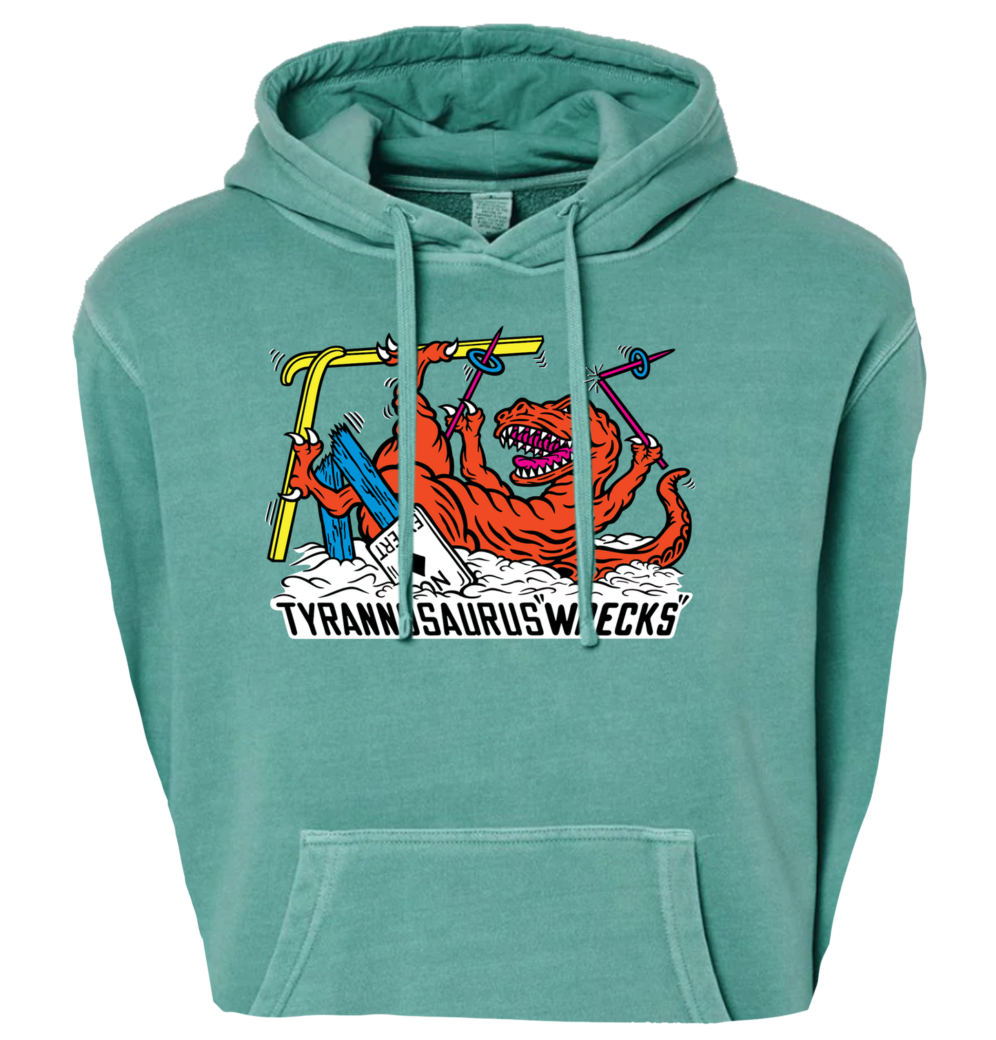 SKIING TYRANNOSAURUS WRECKS