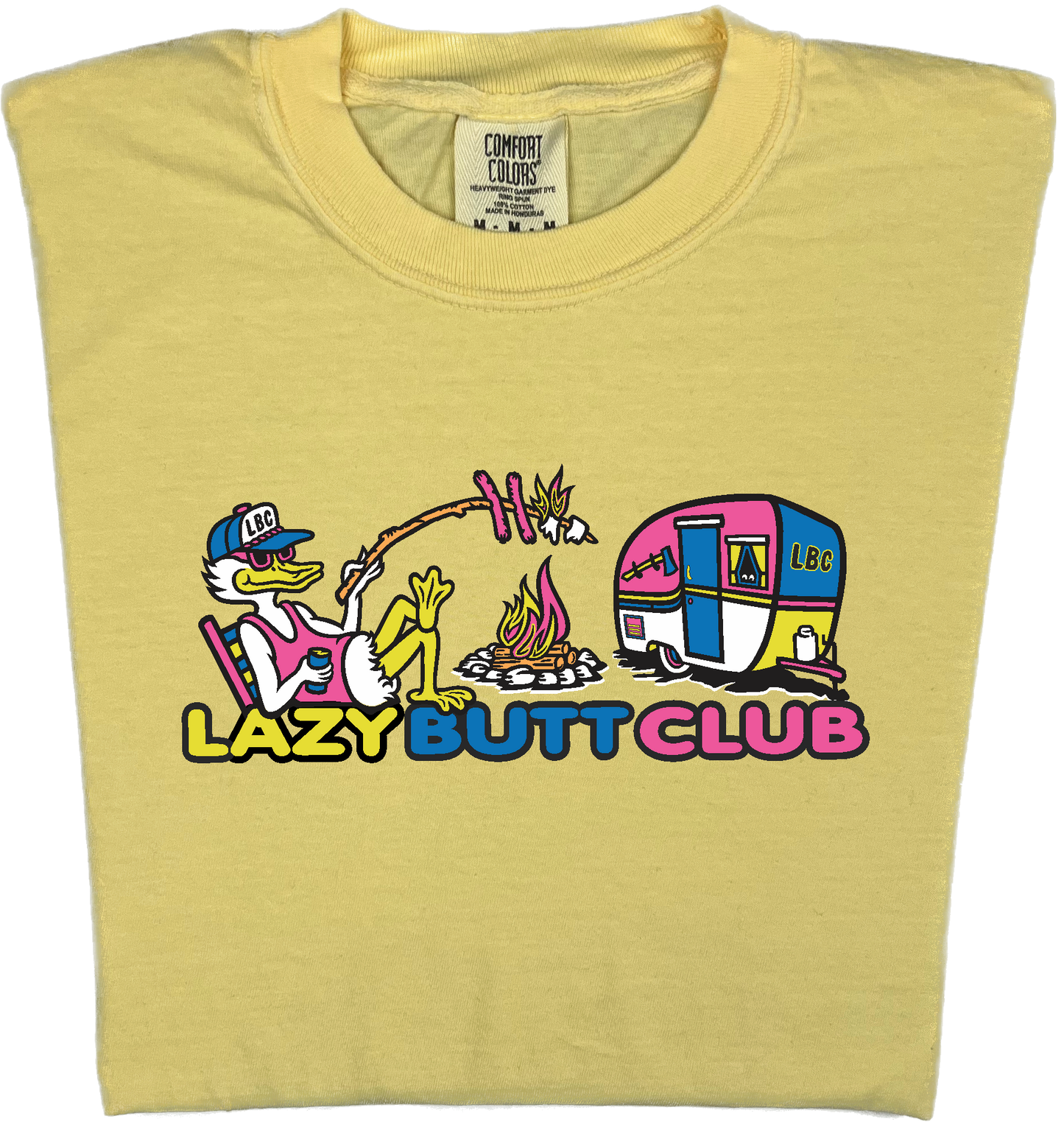Lazy Camping "garment dyed" T-shirt