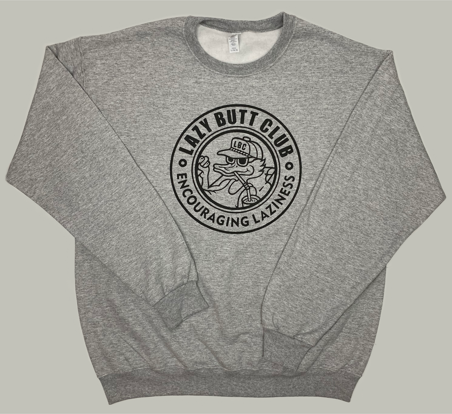 Lazy Butt Club Circle Crewneck Sweatshirt