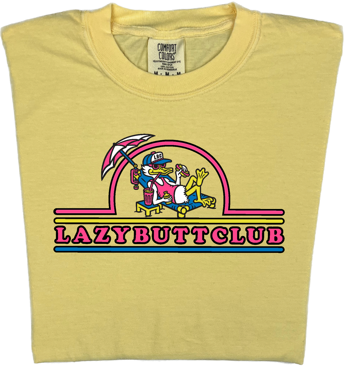 Lazy Butt Club "garment dyed" T-shirt