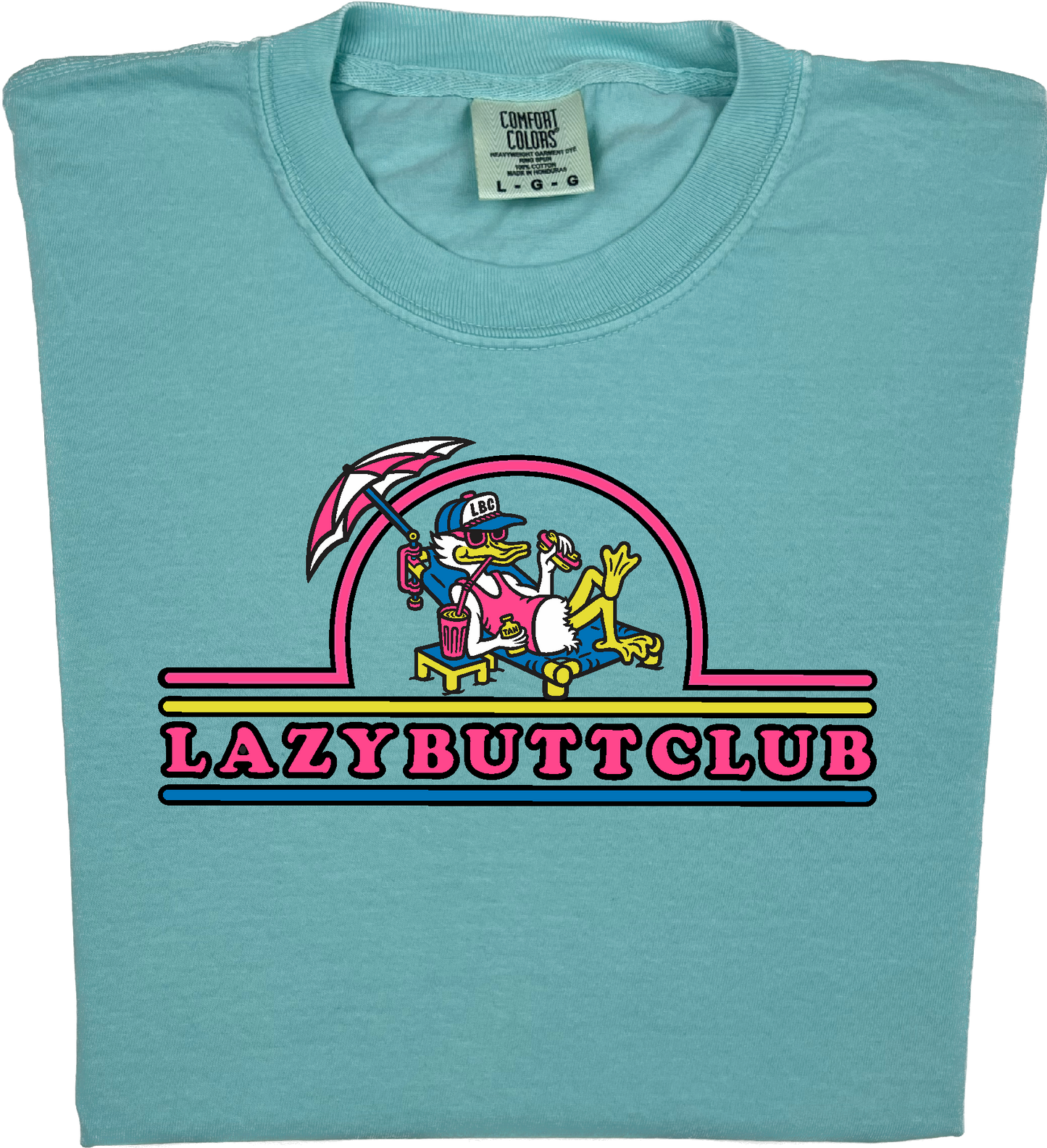 Lazy Butt Club "garment dyed" T-shirt
