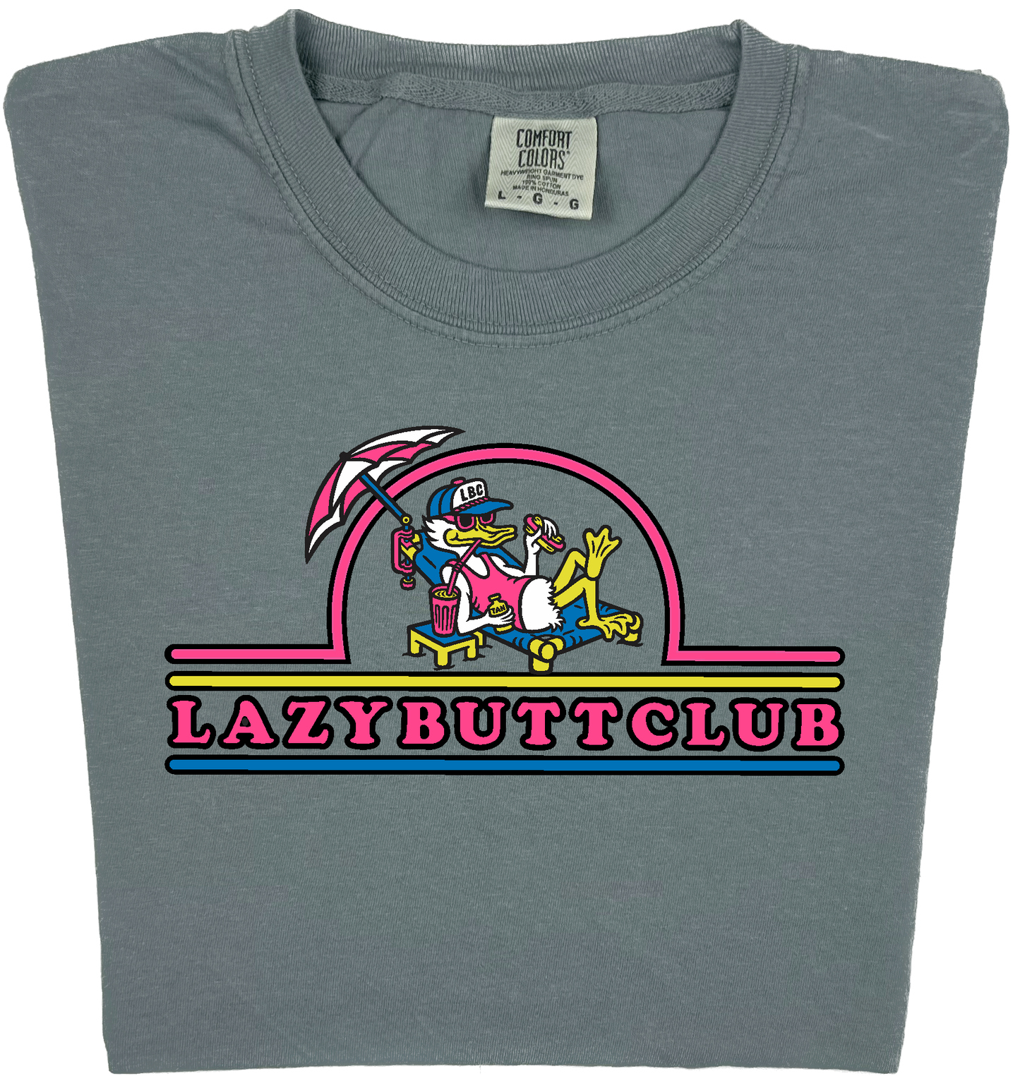 Lazy Butt Club "garment dyed" T-shirt