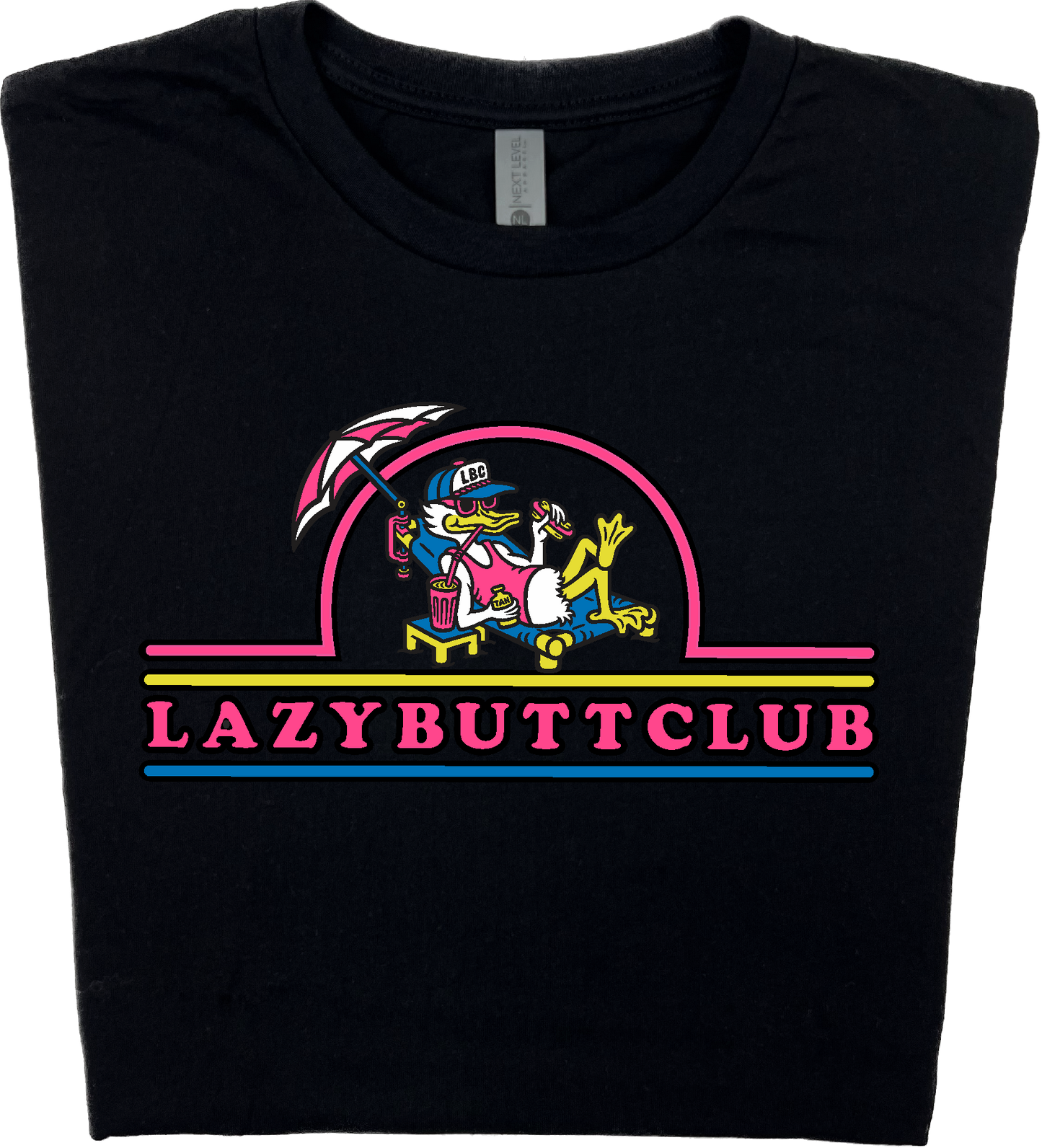 Lazy Butt Club T-shirt (Print on Front)