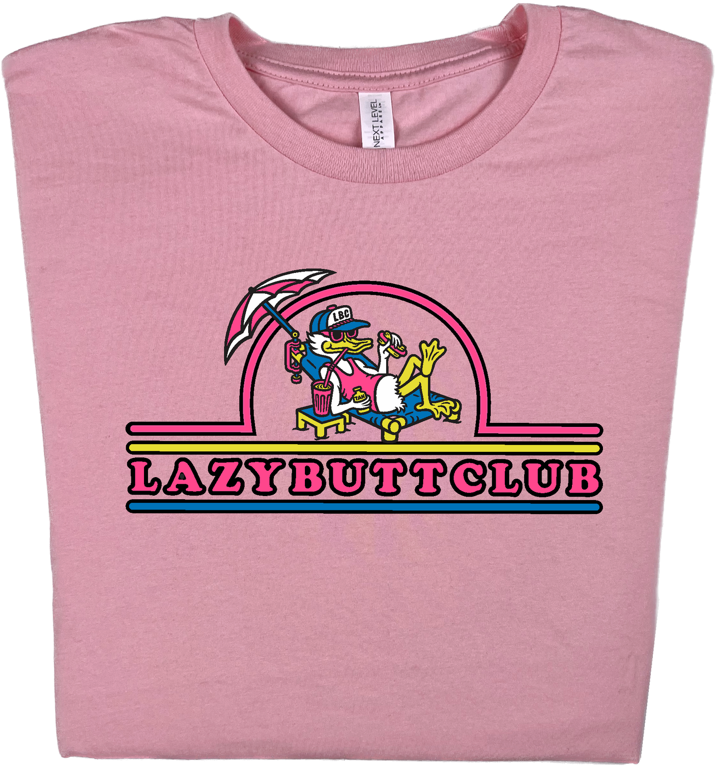 Lazy Butt Club T-shirt (Print on Front)