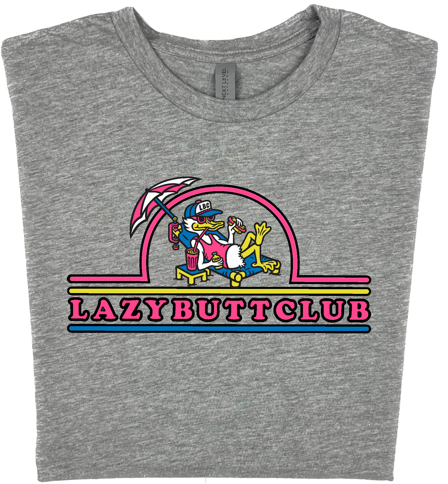 Lazy Butt Club T-shirt (Print on Front)