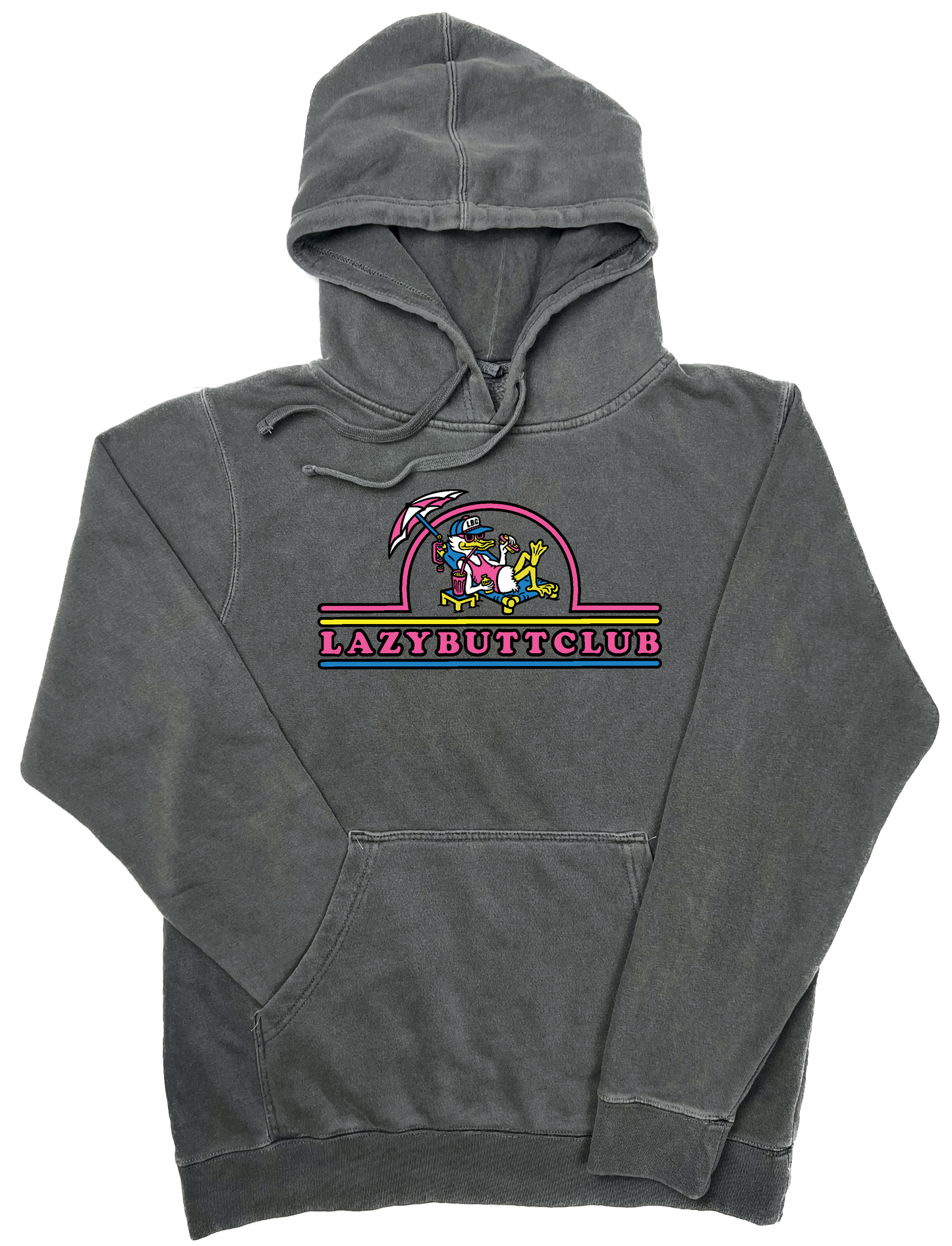 Lazy Butt Club "Pigment Dyed" sweatshirt Hoodie