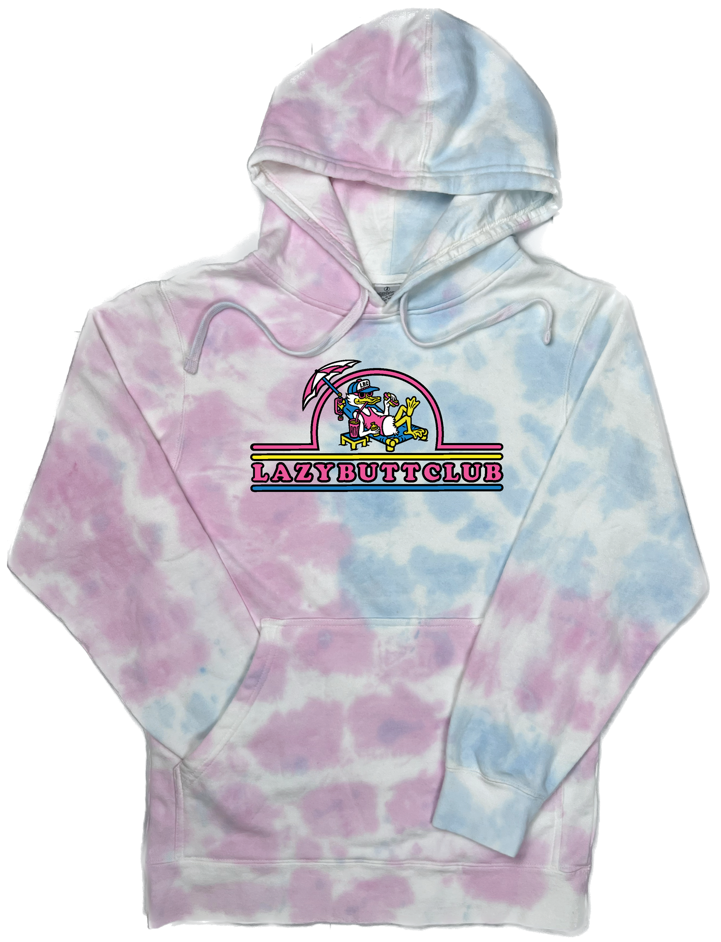 Lazy Butt Club "Pigment Dyed" sweatshirt Hoodie