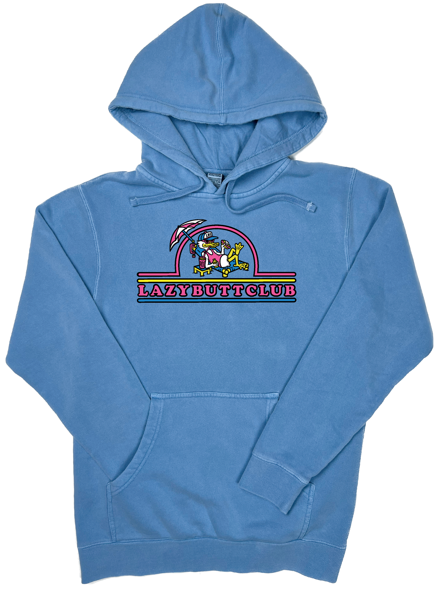 Lazy Butt Club "Pigment Dyed" sweatshirt Hoodie