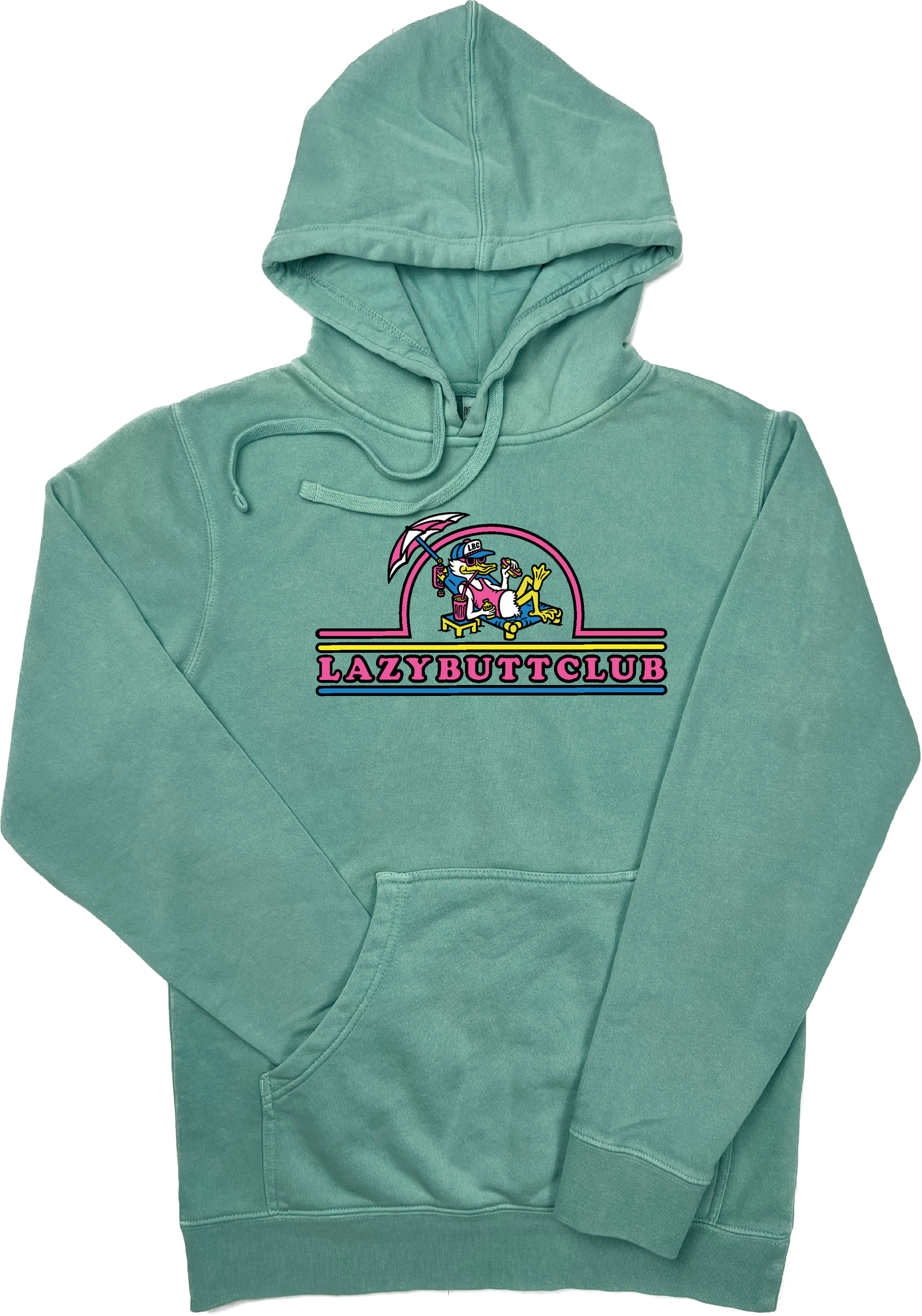 Lazy Butt Club "Pigment Dyed" sweatshirt Hoodie