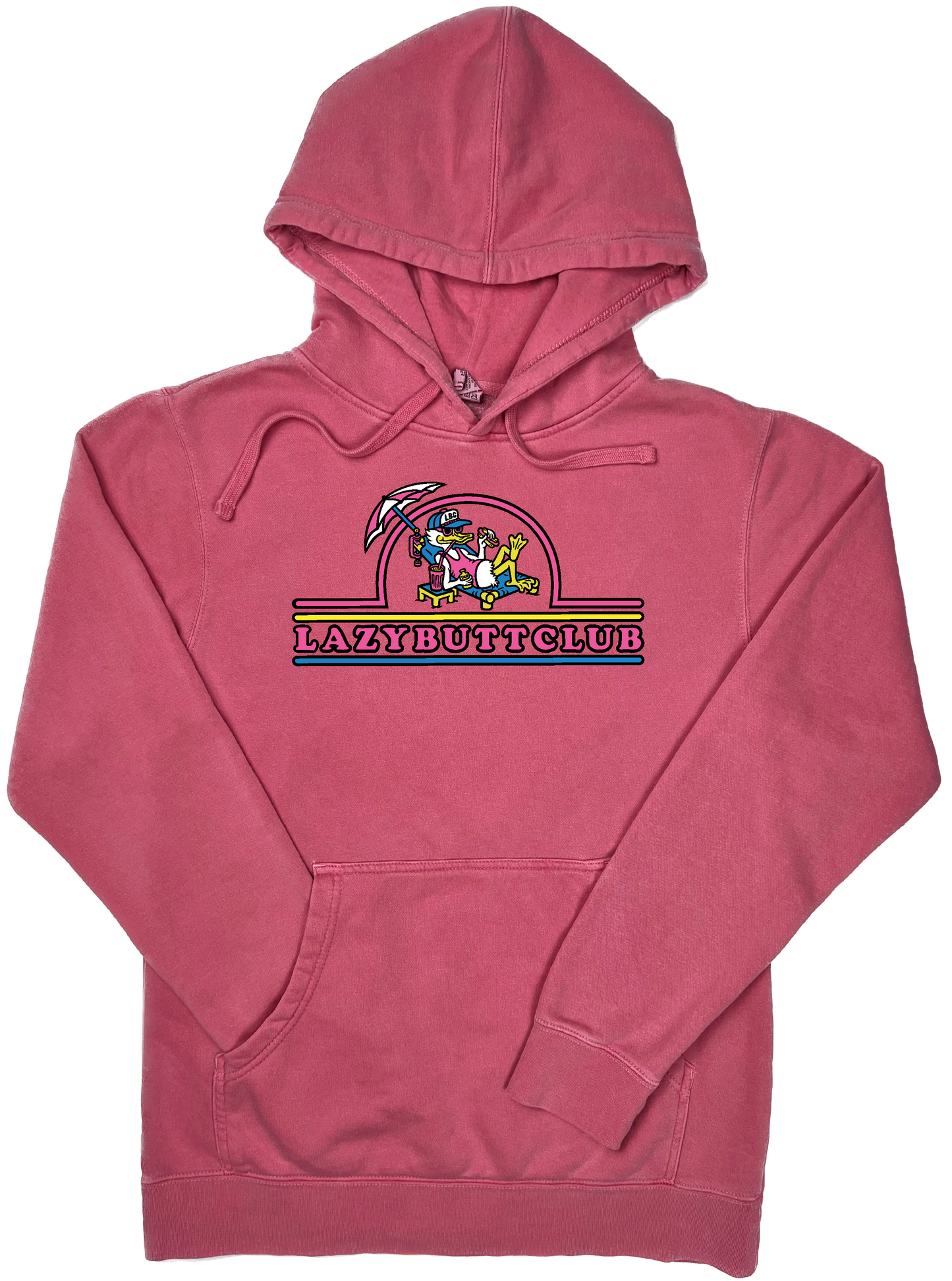 Lazy Butt Club "Pigment Dyed" sweatshirt Hoodie