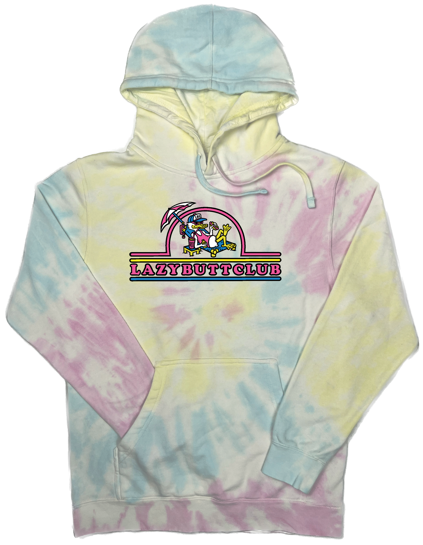 Lazy Butt Club "Pigment Dyed" sweatshirt Hoodie