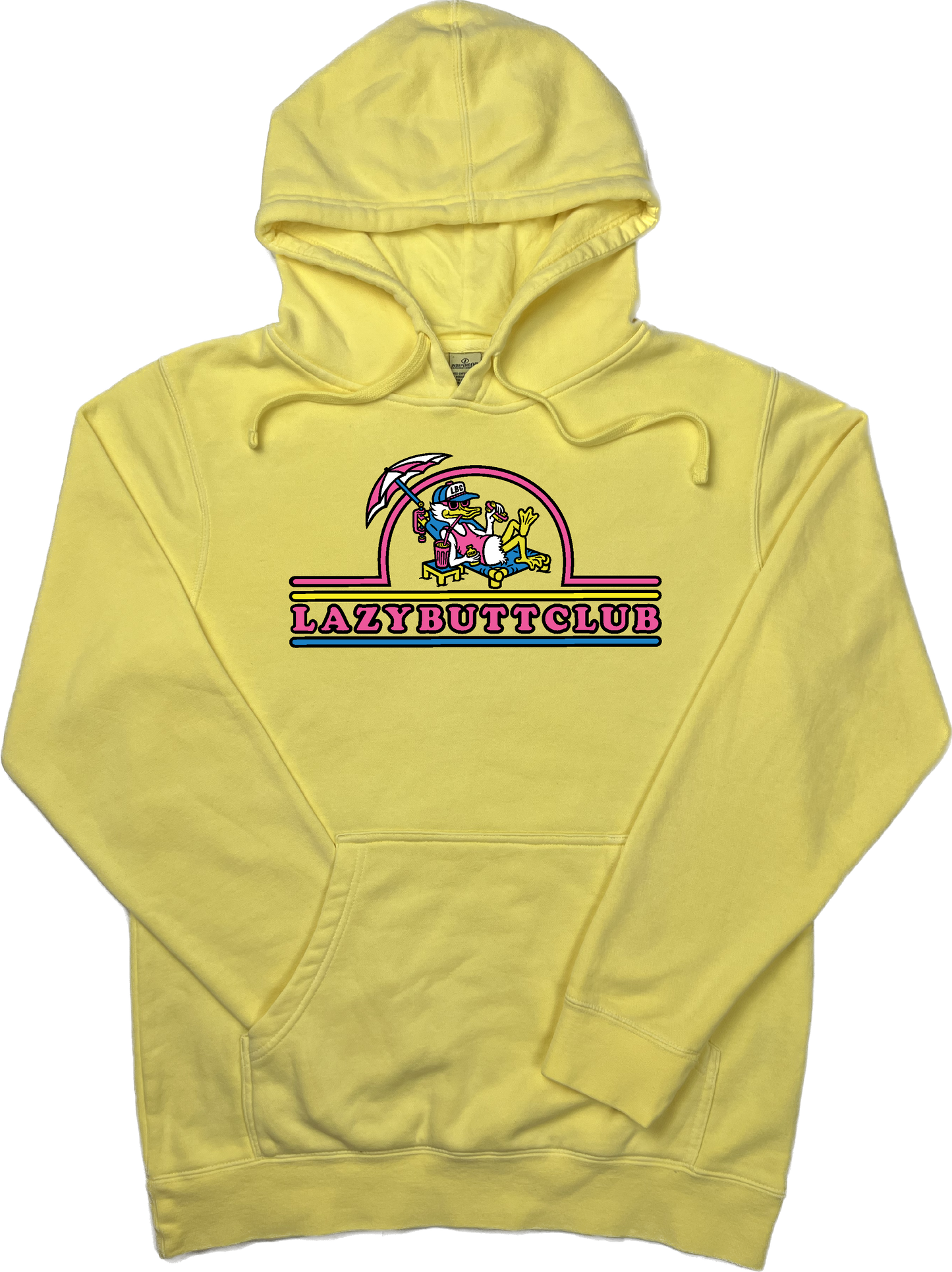 Lazy Butt Club "Pigment Dyed" sweatshirt Hoodie