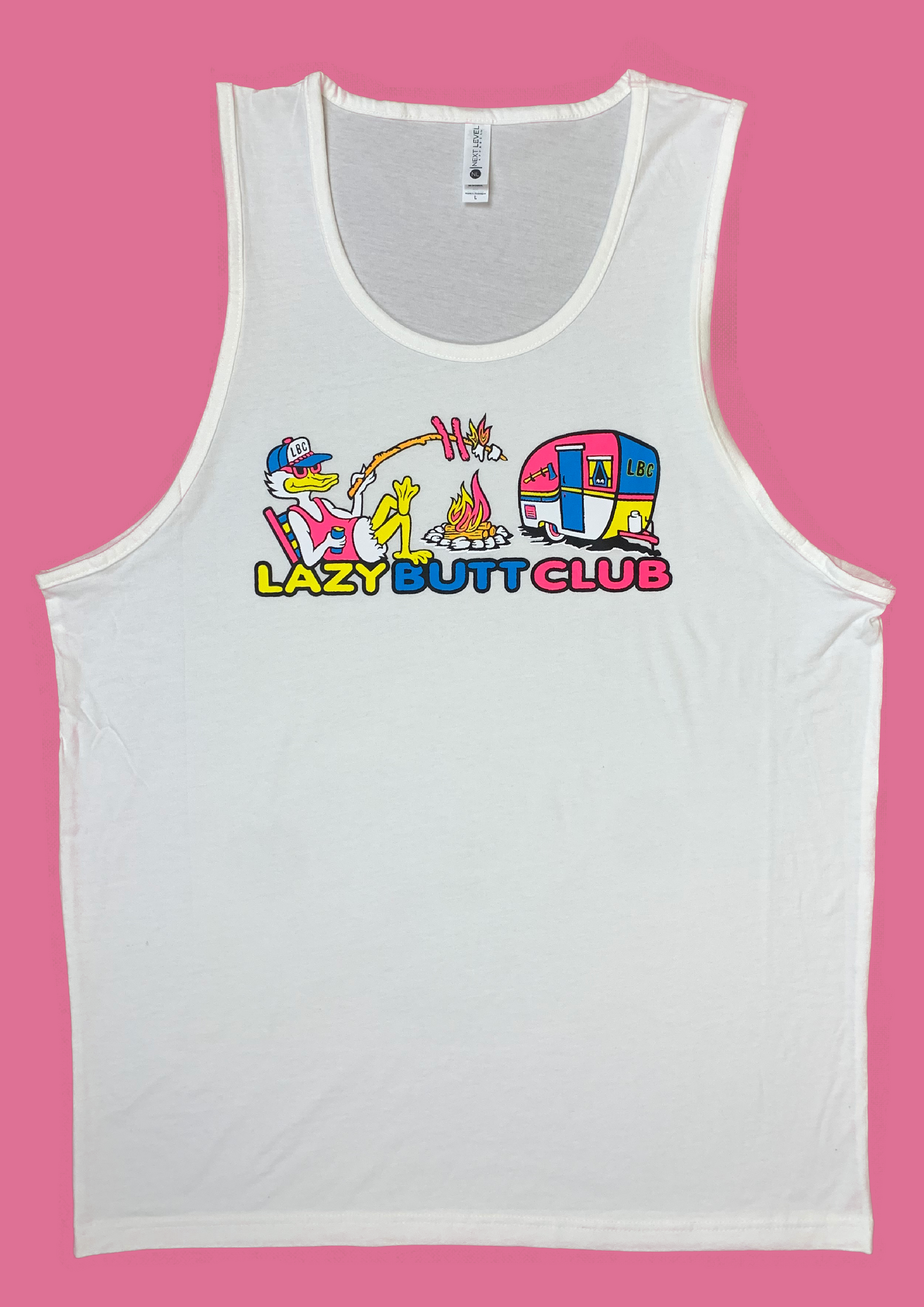Lazy Butt Camping van life Tank Top