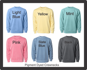Lazy Shark "pigment dyed" Crewneck Sweatshirt
