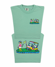 Load image into Gallery viewer, Golfing Lazy Butt Club &quot;Garment Dyed&quot; T-shirt Front/Back Print