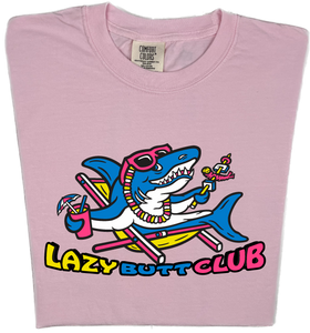 Lazy Shark "garment dyed" T-shirt