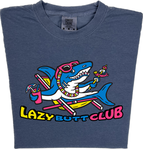 Lazy Shark "garment dyed" T-shirt