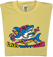 Load image into Gallery viewer, Lazy Shark &quot;garment dyed&quot; T-shirt