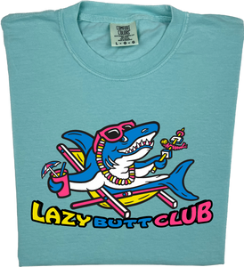 Lazy Shark "garment dyed" T-shirt