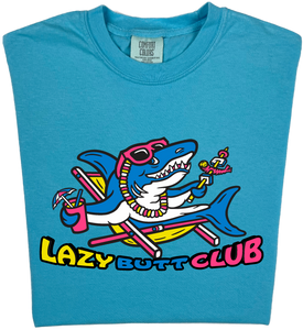 Lazy Shark "garment dyed" T-shirt