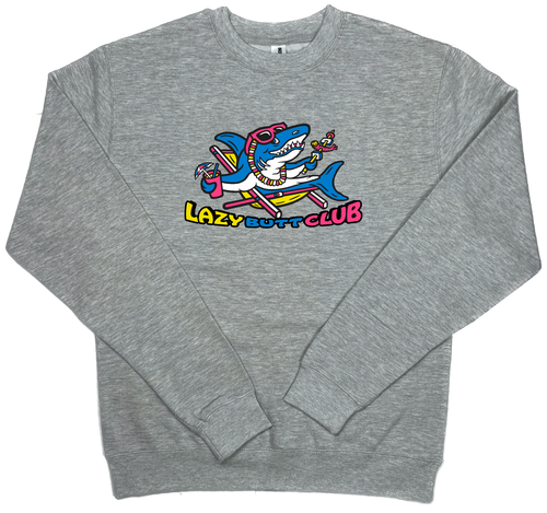 Lazy Shark Crewneck Sweatshirt