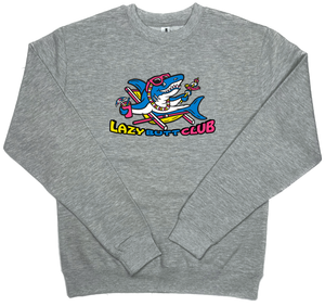 Lazy Shark Crewneck Sweatshirt