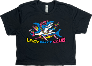 Lazy Shark Crop Top
