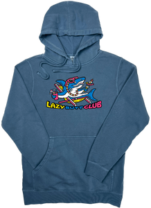 Lazy Shark "Pigment Dyed" sweatshirt Hoodie