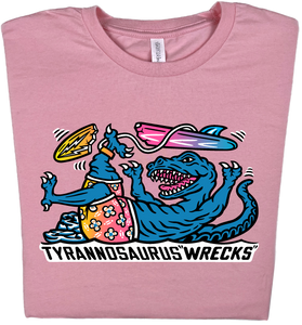 Surfing Tyrannosaurus Wrecks T-Shirt