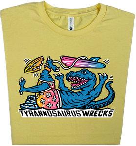 Surfing Tyrannosaurus Wrecks T-Shirt