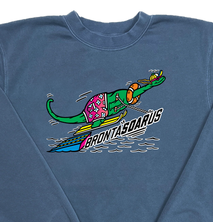 Brontasoarus “Pigment Dyed” Crewneck Sweatshirt