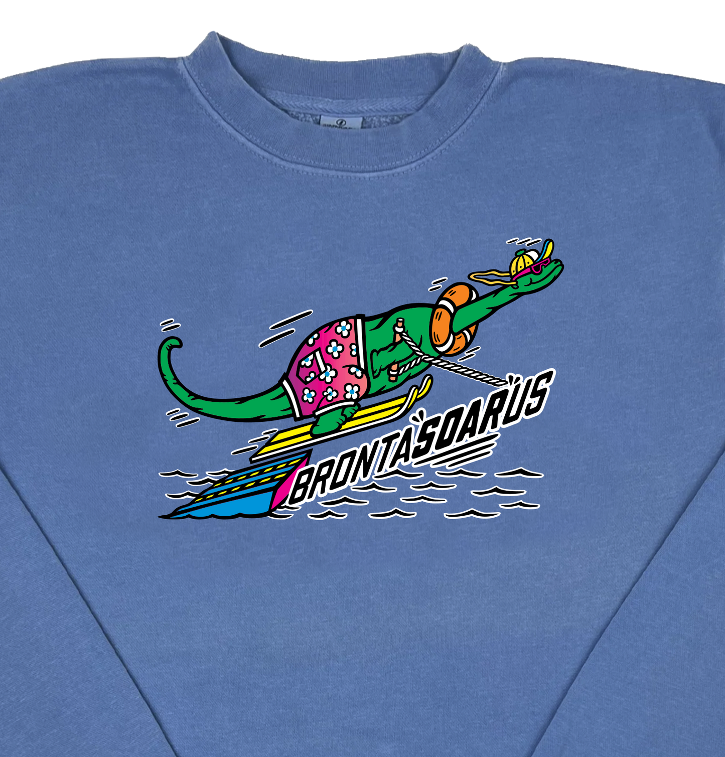 Brontasoarus “Pigment Dyed” Crewneck Sweatshirt
