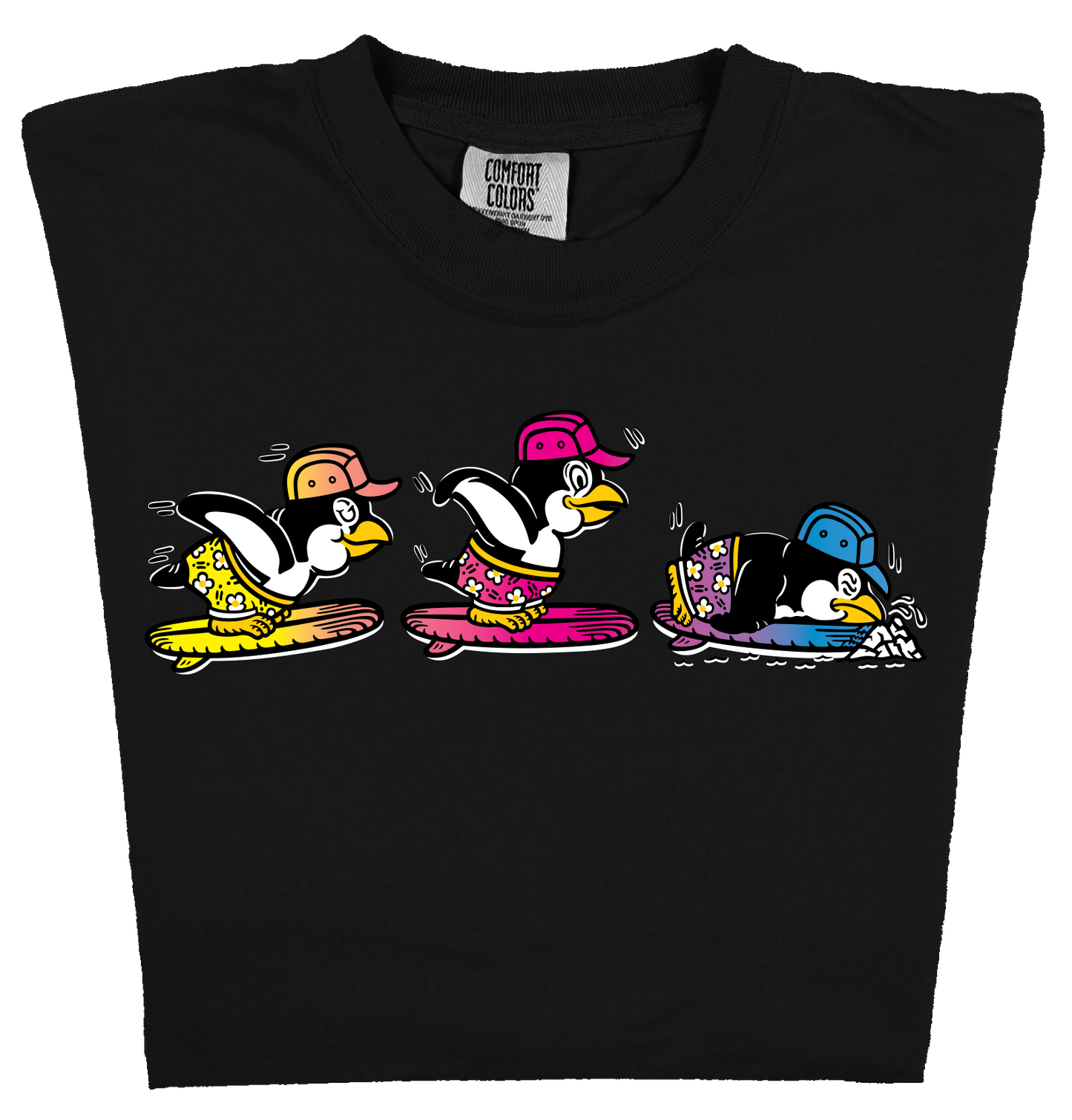 LAZY BUTT PENGUINS SNOW SKIING - LAZY BUTT CLUB