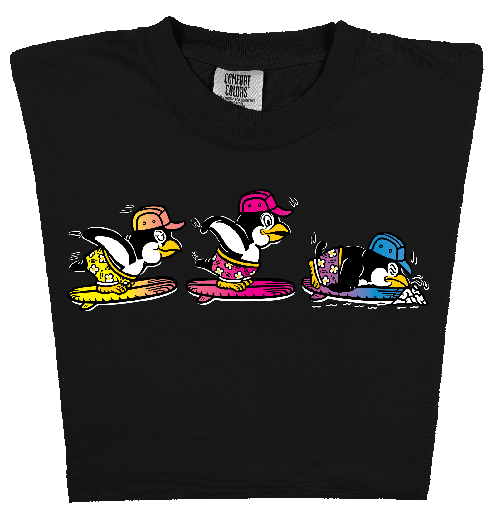LAZY BUTT PENGUINS SNOW SKIING - LAZY BUTT CLUB