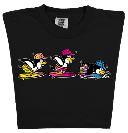 LAZY BUTT PENGUINS SNOW SKIING - LAZY BUTT CLUB