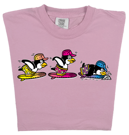 LAZY BUTT PENGUINS SNOW SKIING - LAZY BUTT CLUB